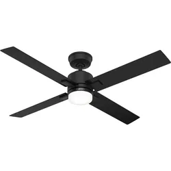 DC Deckenventilator Mila Schwarz mit LED & Fernbedienung