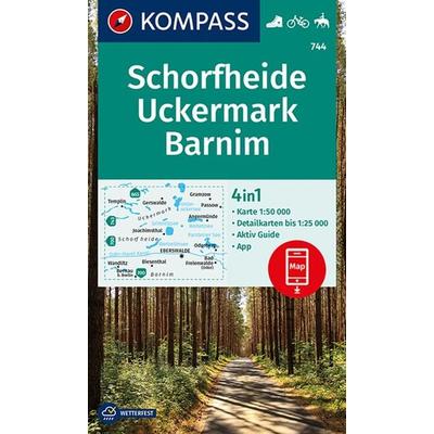 KOMPASS Wanderkarte Schorfheide, Uckermark, Barnim 744, Sonstige von , KOMPASS Freytag & Berndt, 978-3-99121-561-5