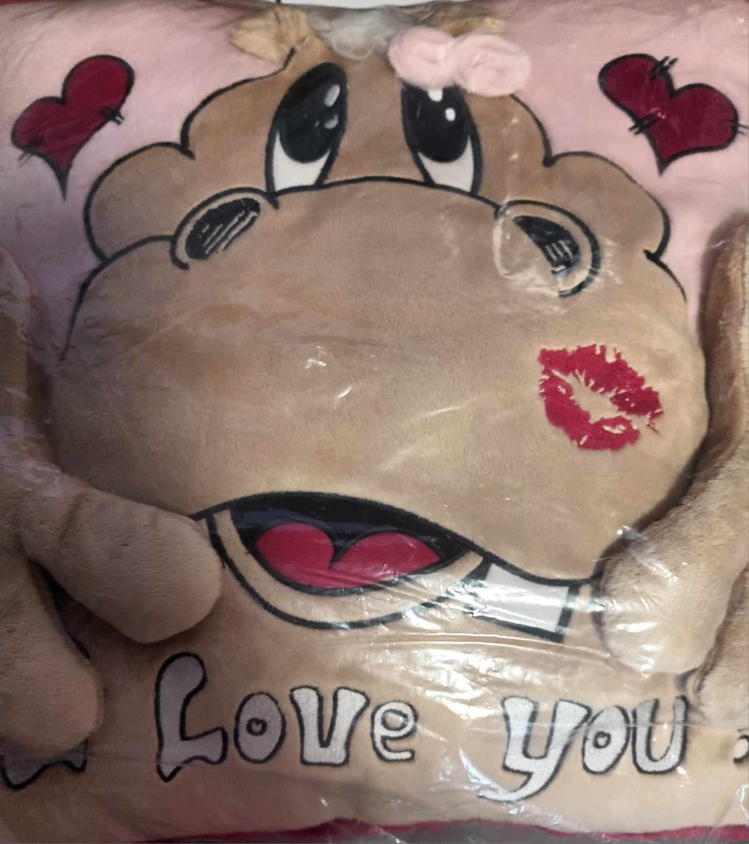 Kussen I Love You Koe
