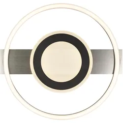 Brilliant, Deckenleuchte, LED Deckenlampe 39 x 37 cm, 2600 lm, 3000 K, dimmbar, schwarz matt (2600 lm)