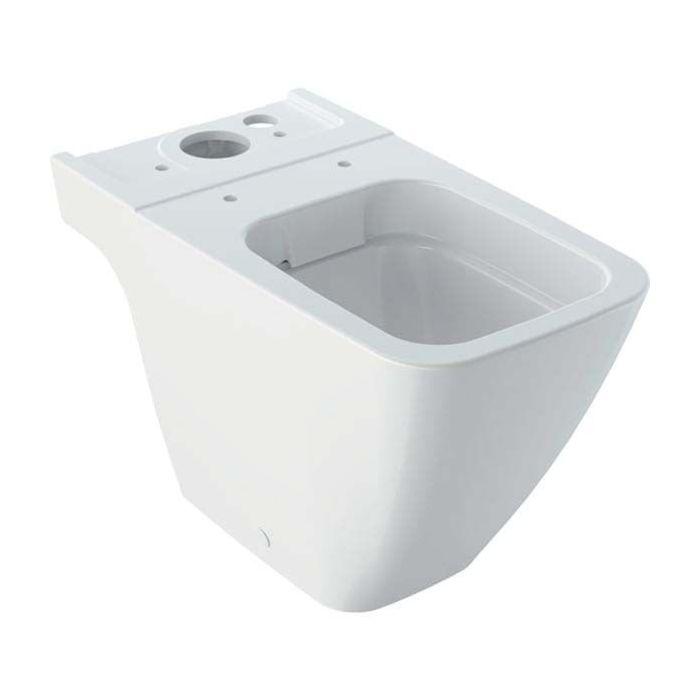 Geberit iCon Stand-Tiefspül-WC 200930600 6 l, für Aufputz-Spülkasten aufgesetzt, geschlossen, Rimfree, weiß KeraTect