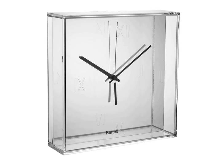 Kartell - Tic & Tac Wanduhr, verchromt