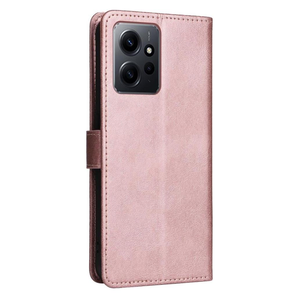 Cover-Discount Xiaomi Redmi Note 12 4G - Leder Etui Hülle rosa (Xiaomi Redmi Note 12) (660135496E)