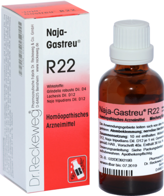 Dr.RECKEWEG & Co. GmbH NAJA-GASTREU R22 Mischung 22 ml 01372726
