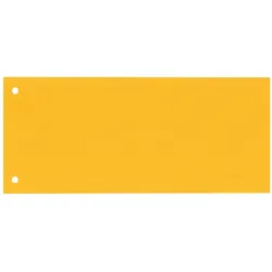 Bene Trennstreifen 201950GE Karton gelb 100 St./Pack.