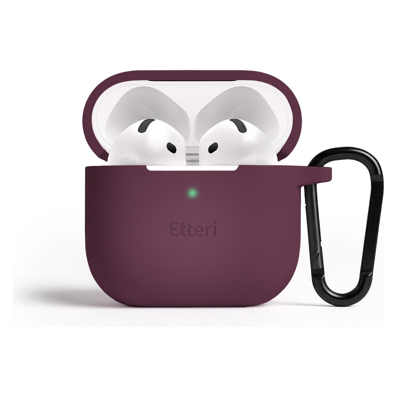 Etteri Silikonhülle für AirPods 4 in Dunkelkirsche (Kopfhörer Hülle) (75215547)