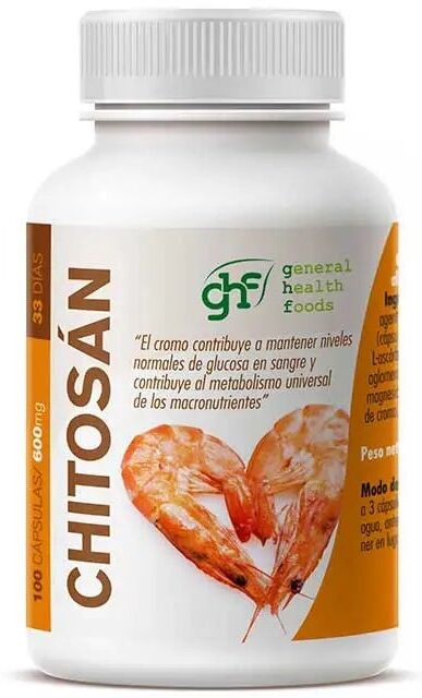 GHF Chitosan 500 Mg 100 Cápsulas