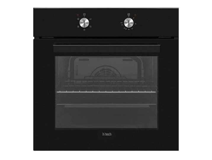 HTech Einbaubackofen WB1300, Garraum Volumen: 69 Liter, Schwarzes Design