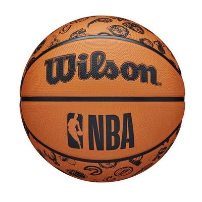 Wilson NBA Basketb AllTeam Orang/Bla Gr7