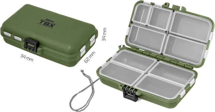 Boîte Delphin TBX Duo 114-9P 114x62x34mm Gray 114x62x34mm