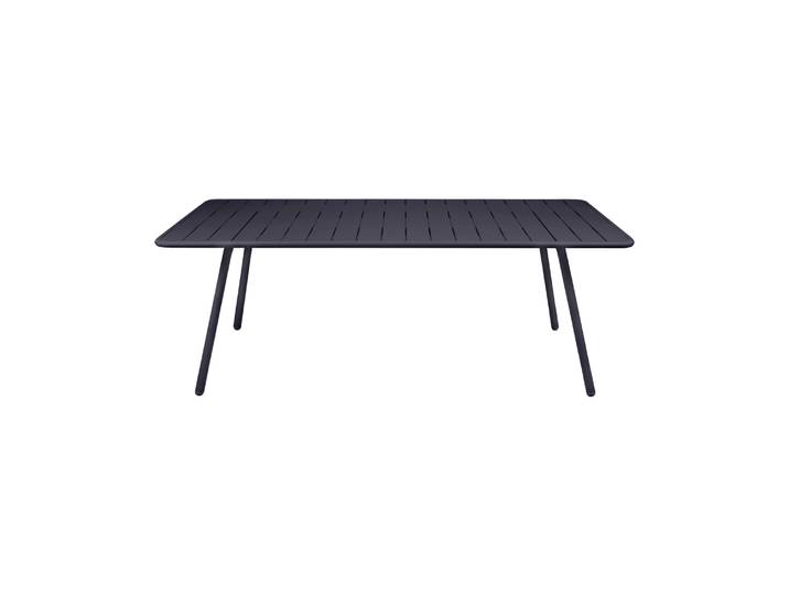 Fermob - Table rectangulaire Luxembourg - Gris - Aluminium laqué - Designer Frédéric Sofia