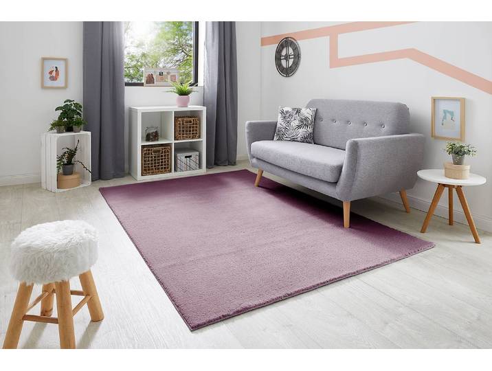 Hochflorteppich Arezzo 160 x 230cm Violett/Violett