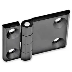 Scharniere, Zink-Druckguss, horizontal verlängert (237-ZD-63-50-A-SW)