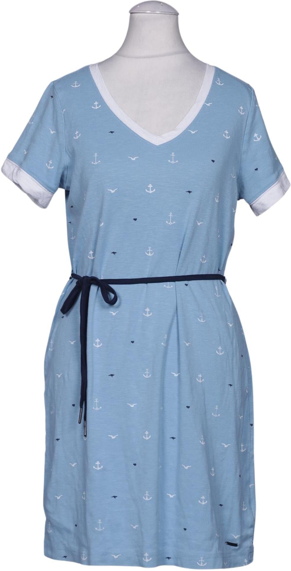 KangaROOS Damen Kleid, Hellblau, Gr. EU 38, Baumwolle - Second Hand