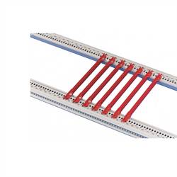 nVent SCHROFF 24560361 19 Zoll Netzwerkschrank-Schienen Rot (klar)