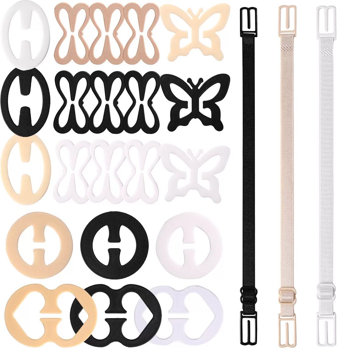 INF Ensemble d'extenseurs de soutien-gorge (24 pièces Combo 1)