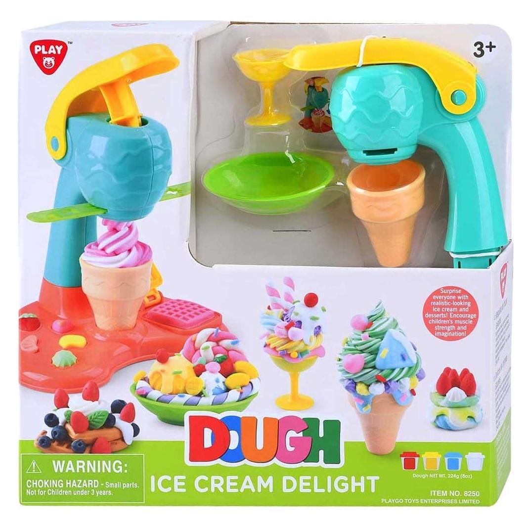 PlayGo Köstliches Eiscreme-Ton-Set - 4 Tontöpfe (65836850)