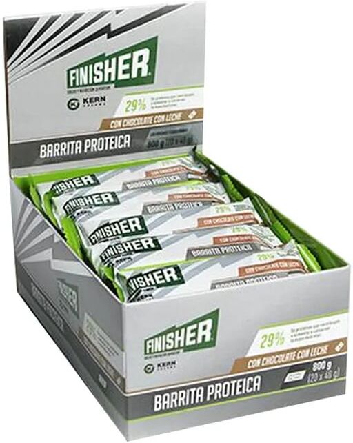 Finisher BARRITA PROTEICA CHOCOLATE CON LECHE 20 Barritas de 40g Chocolate con Leche