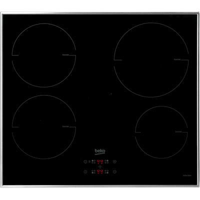BEKO Induktions-Kochfeld "HII 64400 MTX", silber (schwarz), B:60cm H:5,2cm T:51cm, Kochfelder, Stop&Go – Pause drücken und später genau dort weitermachen