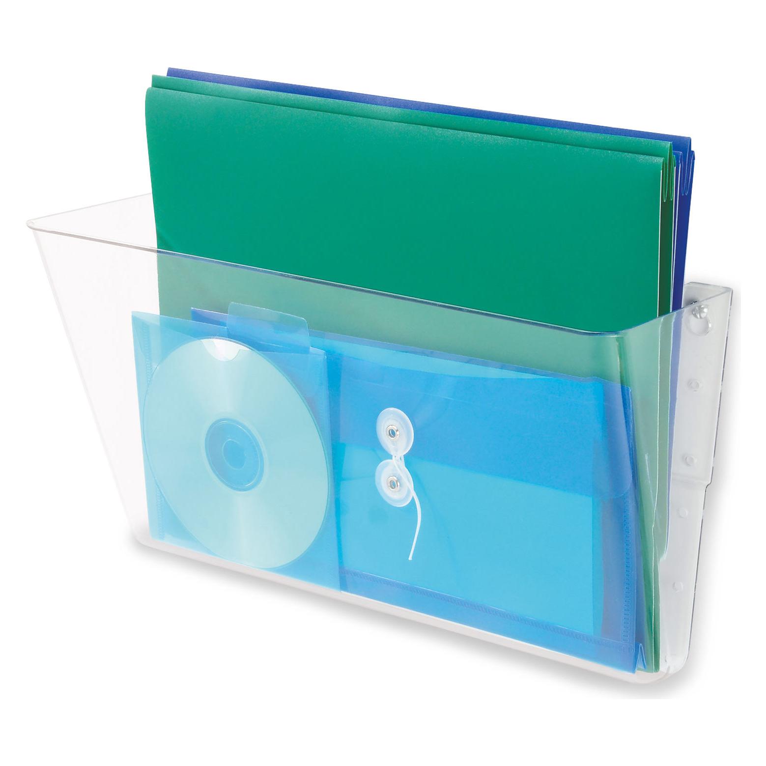 Deflecto Wandprospekthalter "DocuPockets" magnetisch (A4 Querformat) (73101)