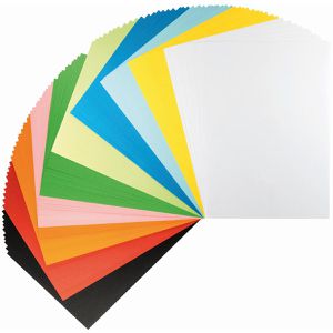 Ideen-mit-Herz Tonpapier 012119, A3, 10 Farben sortiert, 150g/m², 100 Blatt