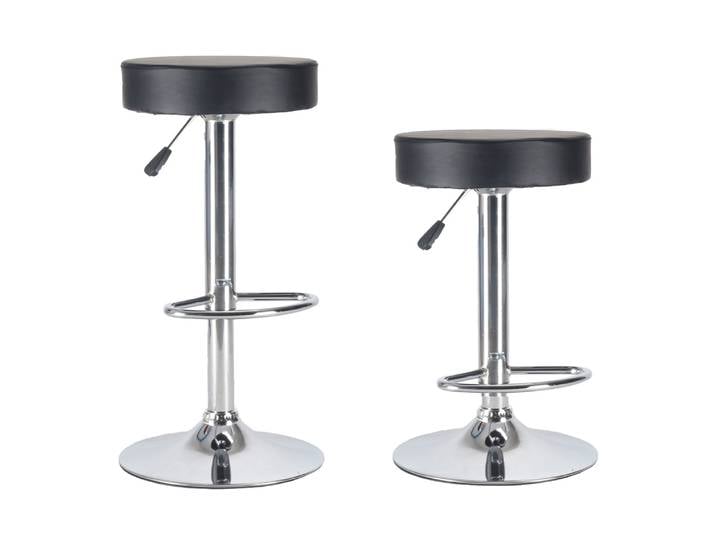Barhocker BALI 2er Set schwarz