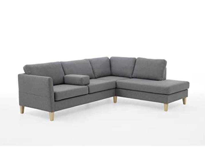 Atlantic Home Collection Ecksofa mit Ottomane rechts