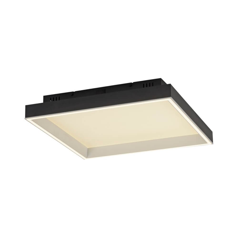 Paul Neuhaus Q-Magong vierkante plafondlamp - Zwart