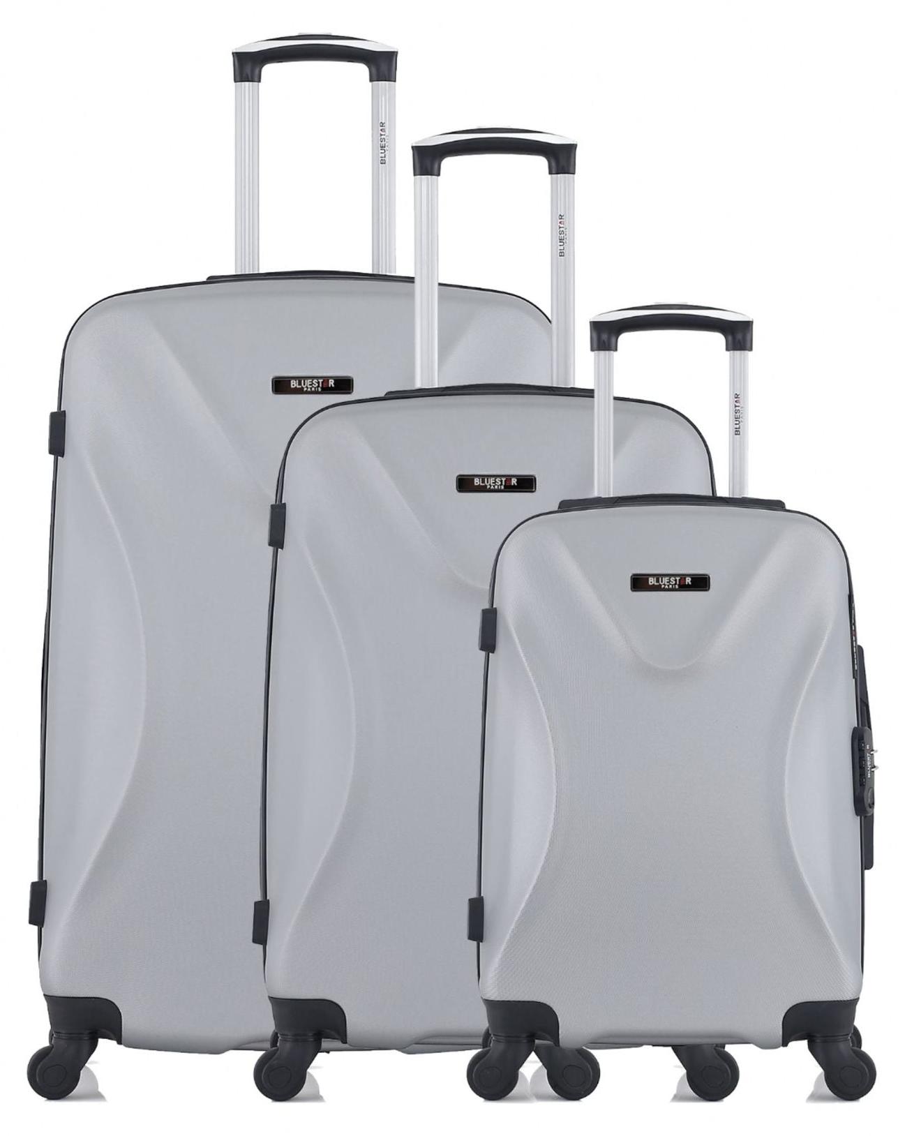 BLUESTAR - 3er-Set GARIBALDI-Koffer, 75 cm, 4 Rollen