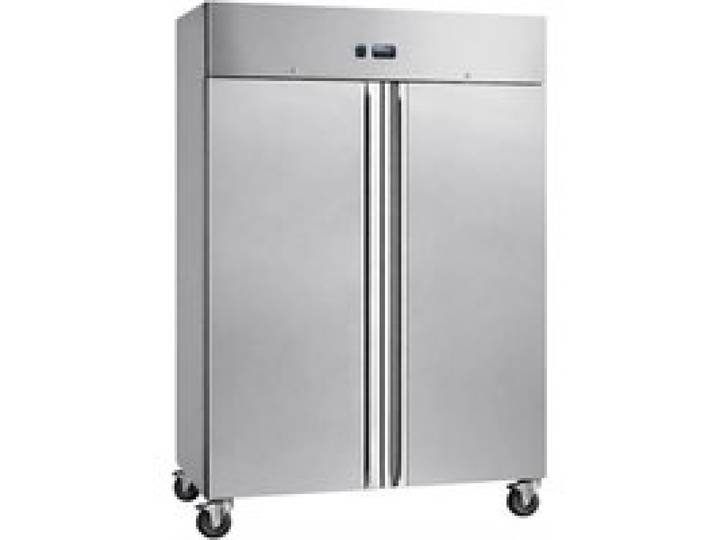 Armoire Réfrigérée Gastro GN 2/1 Inox 1300 L – 2 Portes – Froid Ventilé – R290