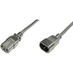 Digitus Strom Kabel [1x Kaltgeräte-Stecker C14 - 1x Kaltgeräte-Buchse C13] 5.00 m Schwarz AK-440201-050-S