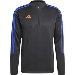 adidas TIRO23 CB TRTOP Herren Langarm Trainingsshirt schwarz/blau/orange - S