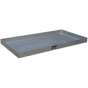 BAUER Auffangwanne KGW 2, aus verzinktem Stahl, 94 x 47cm, Kleingebindewanne, 16 Liter