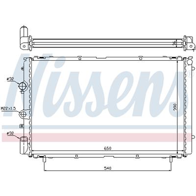 NISSENS Kühler, Motorkühlung 63796 für Vaughall