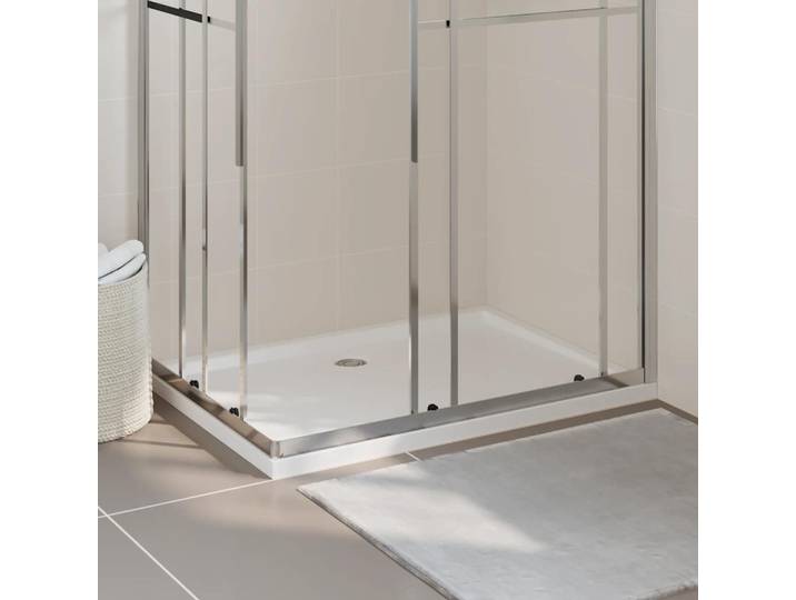 vidaXL Duschtasse ABS Rechteckig Weiß 80x110 cm