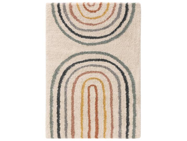 benuta Kinderteppich Gobi Mehrfarbig 80x150 cm, Abstrakt, Rechteckig, 80x150 cm, wasserabweisend, Teppiche und Böden, Teppiche, Kinderteppiche