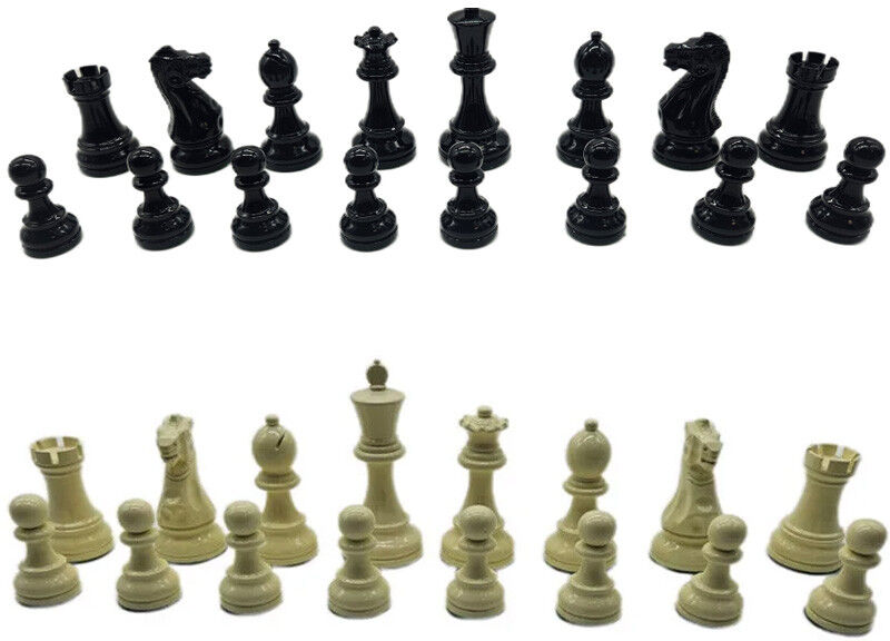 Loisirs Nouveaux Pieces d'échecs Parker Glossy Ivory T5