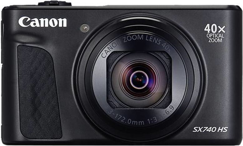 Canon PowerShot SX740 HS compactcamera, 20,3 megapixels, 40x zoom, 4K Ultra HD, zwart