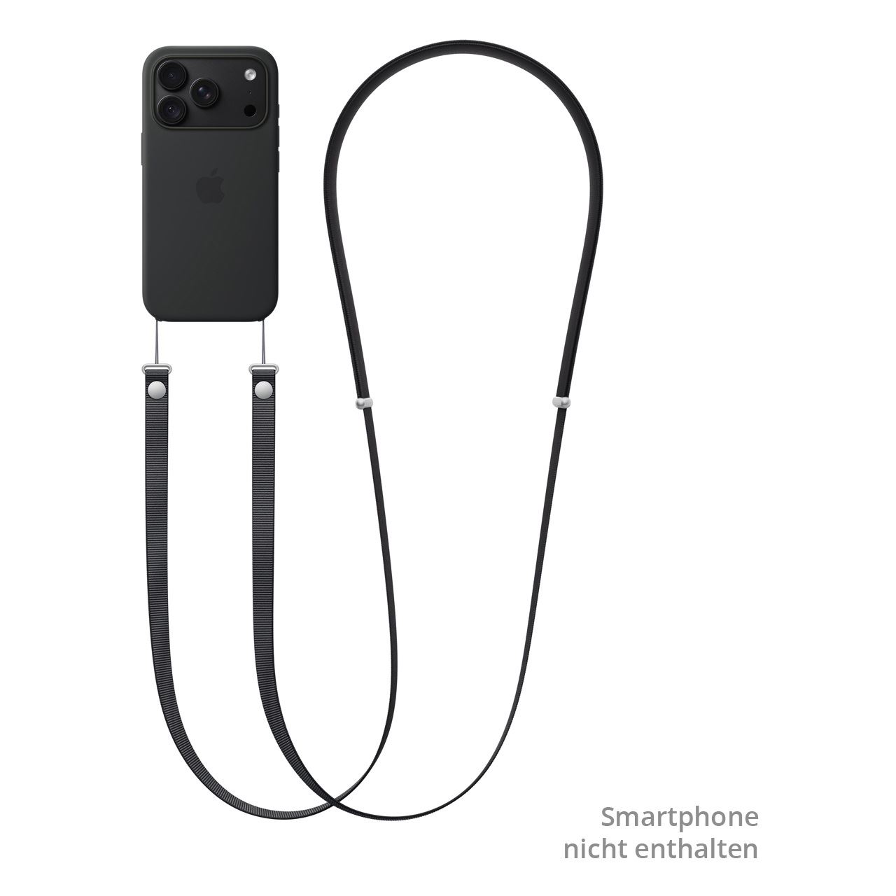 APPLE CROSSBODY STRAP BLACK