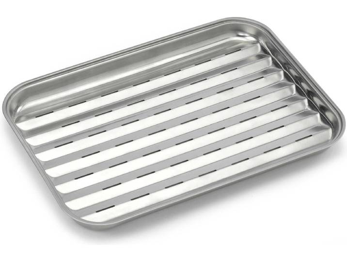 Barbecook Herbruikbare Grillpan - Barbecuepan-Grillpan-BBQ Schaal - RVS 34.5x24cm