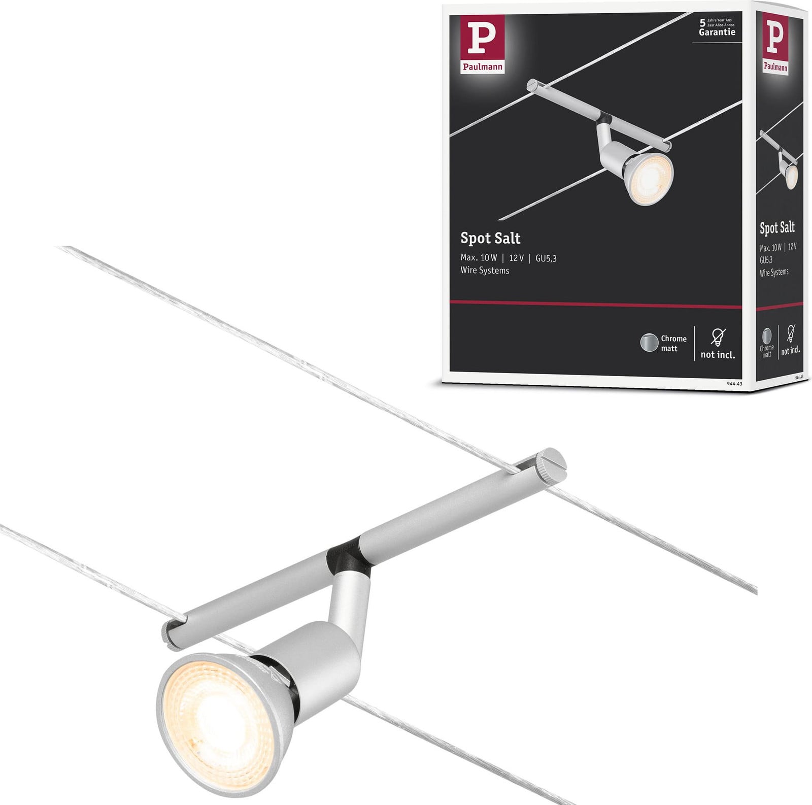 Paulmann CorDuo Seilsysteem enkele spot track