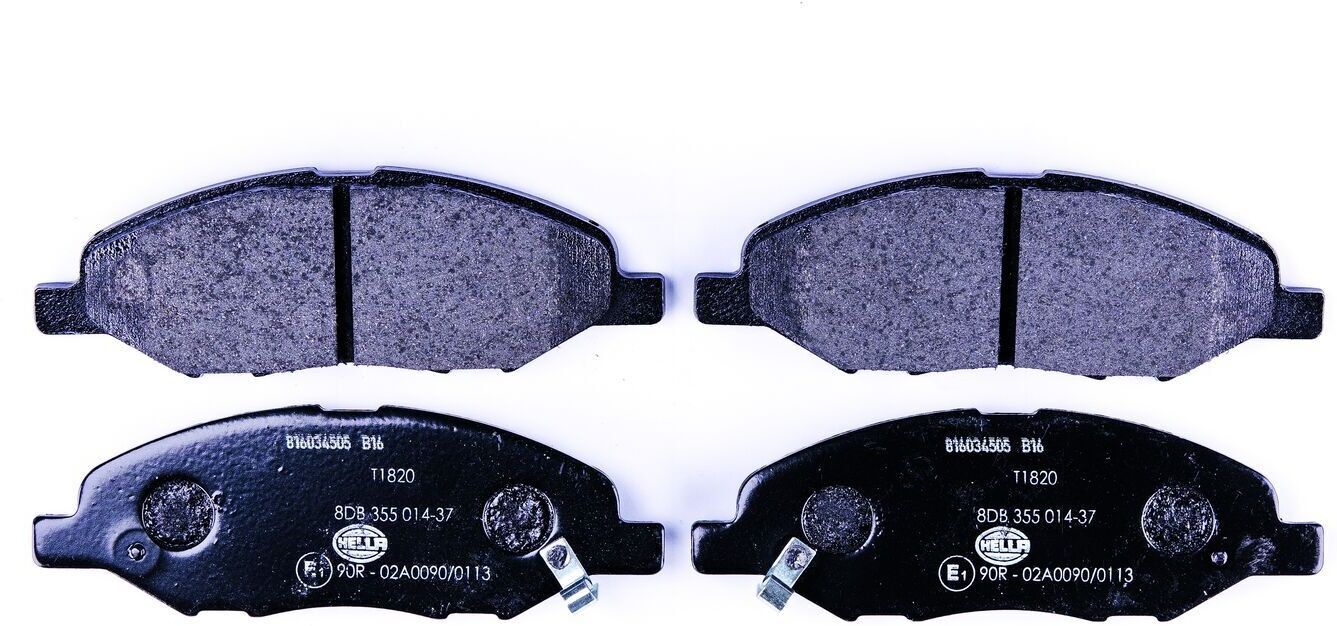 HELLA 8DB 355 014-371 Brake pad set