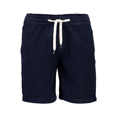 Bermudas JUNK DE LUXE "Bermudas Relaxed Fit", Herren, Gr. M, blau (navy), Obermaterial: 100% Baumwolle, unifarben, relaxed fit, Hosen Bermudas