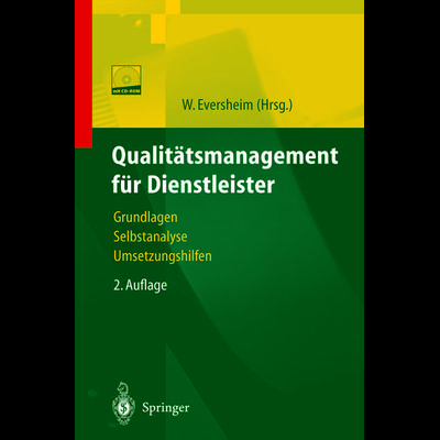 Qualitätsmanagement für Dienstleister, Taschenbuch von , Springer Berlin, 978-3-642-64127-5