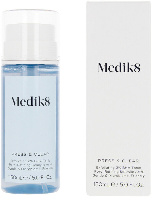 Medik8 Lotion tonique exfoliante quotidienne Press & Glow Pha avec activateur enzymatique 150 ml
