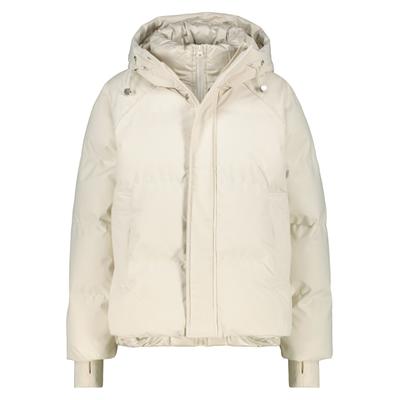 Winterjacke ALIFE & KICKIN "Damen RoxaneAK A Winterjacke, Jacke", Damen, Gr. M, weiß (deep cream weiß), 100% Polyester, Jacken Winterjacke, Innere Lage mit Reißverschluss, Raglanärmel, Rippstrickbündchen