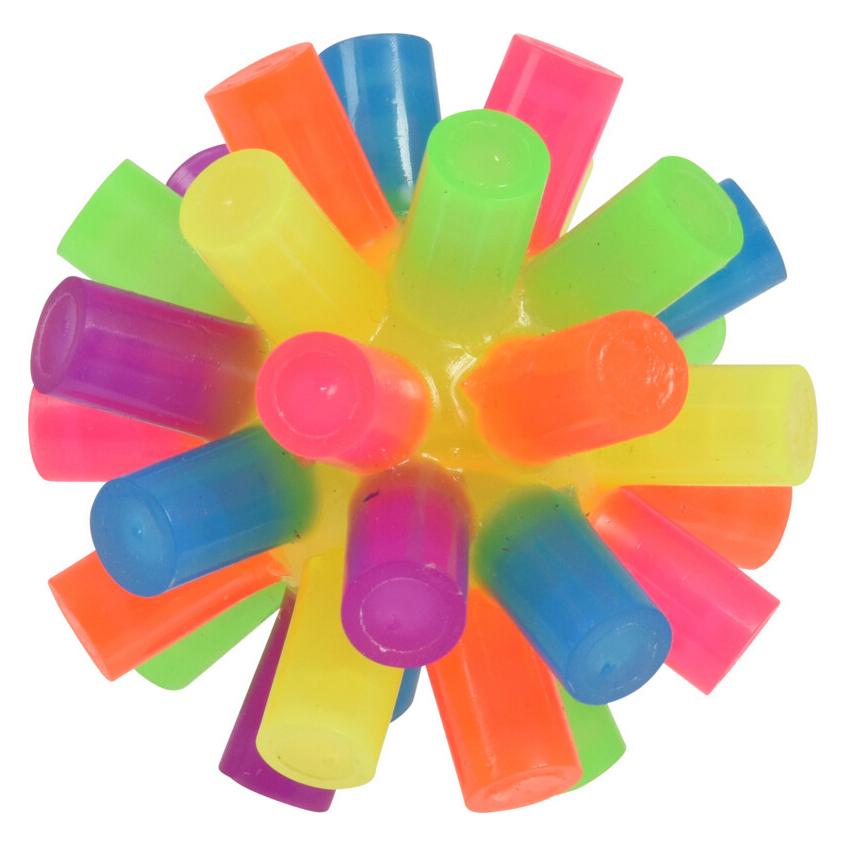 Hüpfball Regenbogen mit Licht (21205988)