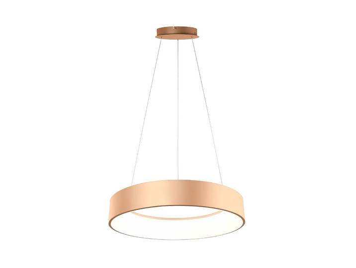 Luce Ambiente Design Hängelampe Noah, messing / gold, für Wohn- / Esszimmer, Aluminium, Modern