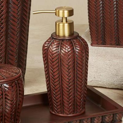 Kassatex Inc Mambo Lotion Soap Dispenser Mahogany , Mahogany