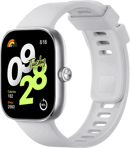REACONDICIONADO Seminuevo Excelente Smartwatch - Xiaomi Redmi Watch 4, Bluetooth, Hasta 20 días, Multideporte, Gris plata